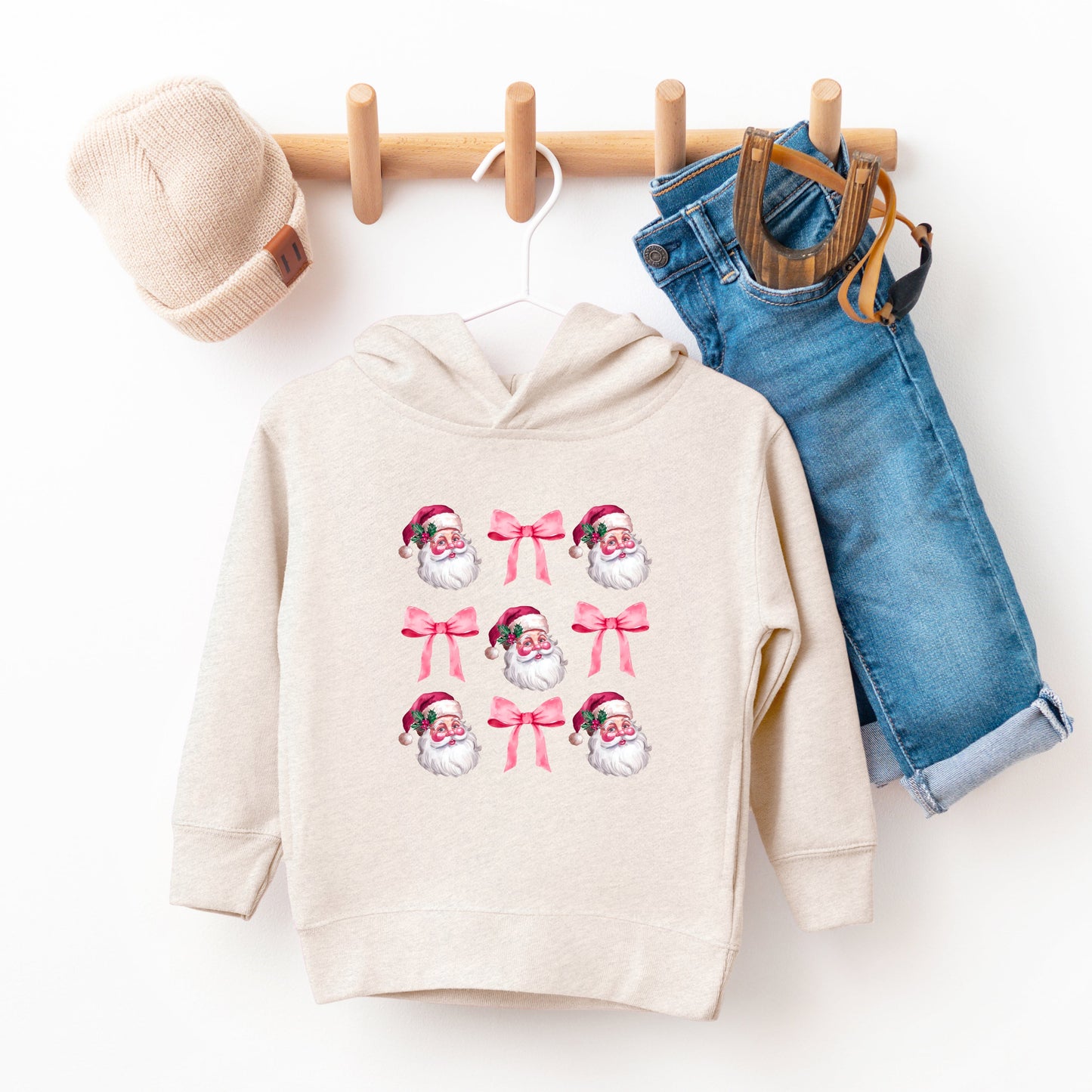 Coquette Santa Chart | Toddler Graphic Hoodie