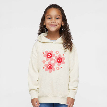 Hippy Flower Valentine | Toddler Graphic Hoodie