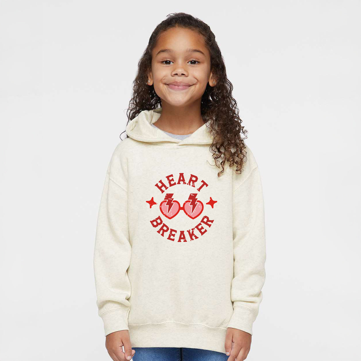 Heart Breaker Sunglasses | Toddler Graphic Hoodie