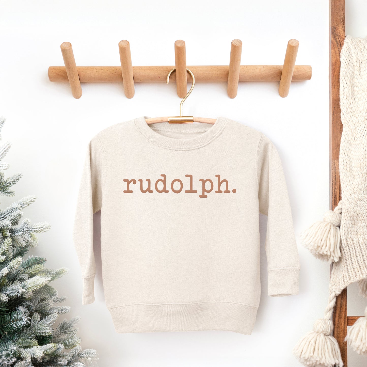 Rudolph Puff Print | Toddler Graphic Sweatshirt