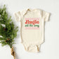 Jingle All The Way Checkered | Baby Graphic Short Sleeve Onesie