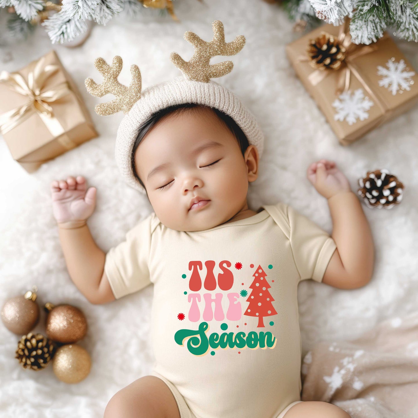 Tis The Season | Baby Graphic Short Sleeve Onesie