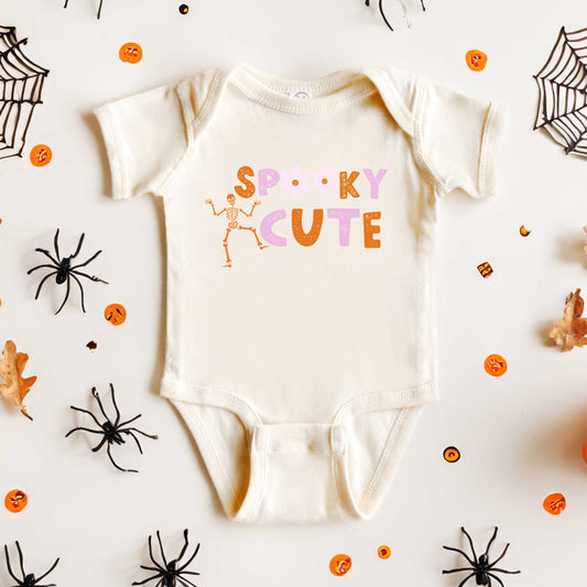 Spooky Cute Skeleton | Baby Graphic Short Sleeve Onesie