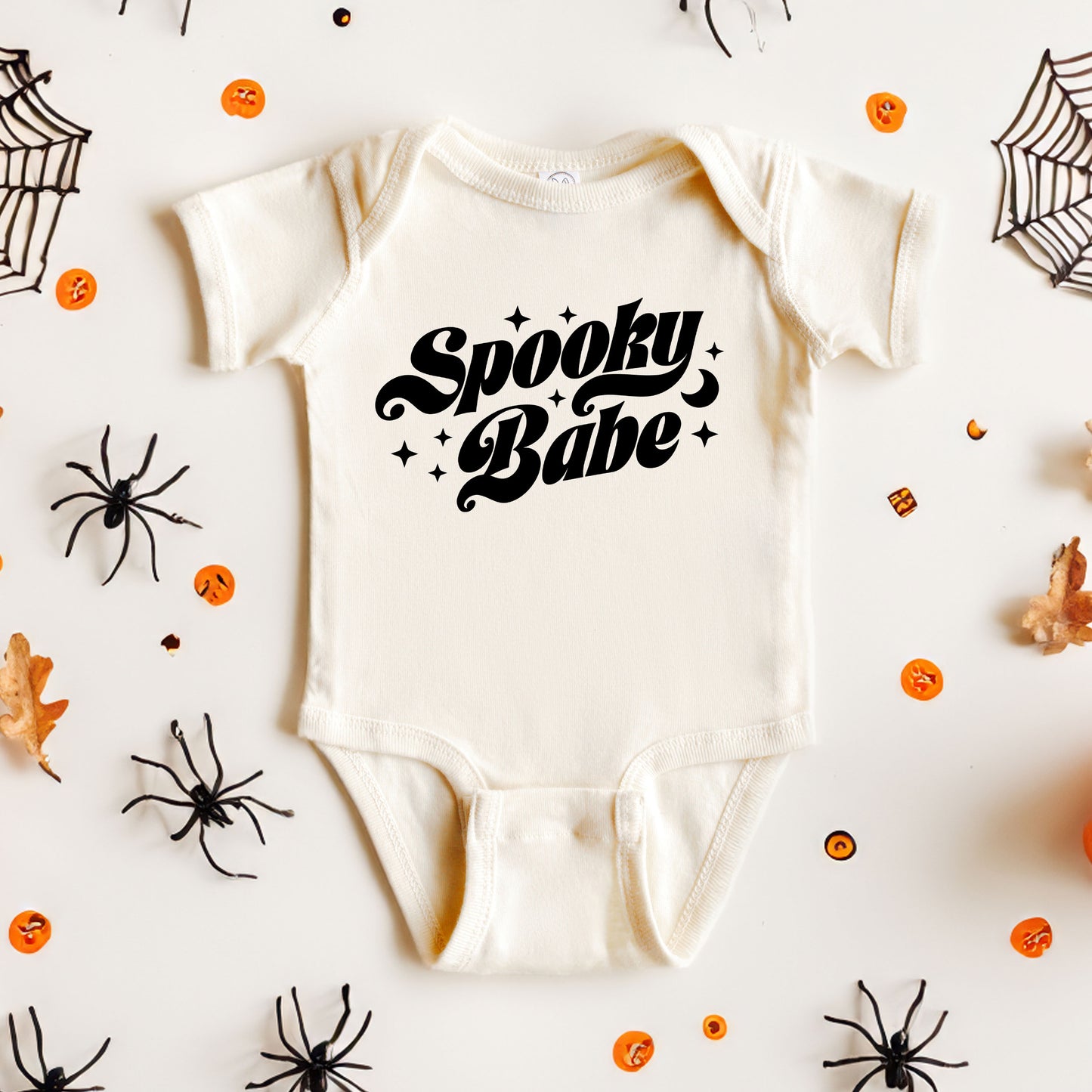 Spooky Babe Stars | Baby Graphic Short Sleeve Onesie