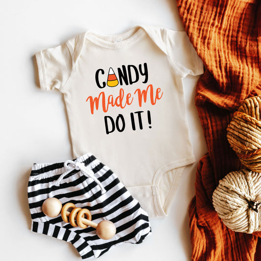 Candy Made Me Do It | Baby Graphic Short Sleeve Onesie