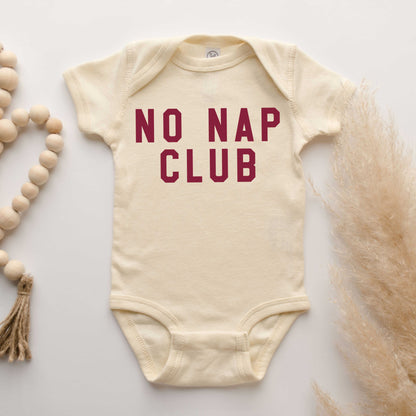 No Nap Club | Baby Graphic Short Sleeve Onesie