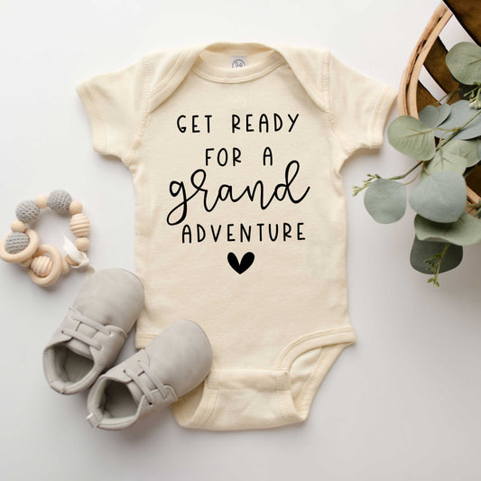 Get Ready Grand Adventure | Baby Graphic Short Sleeve Onesie