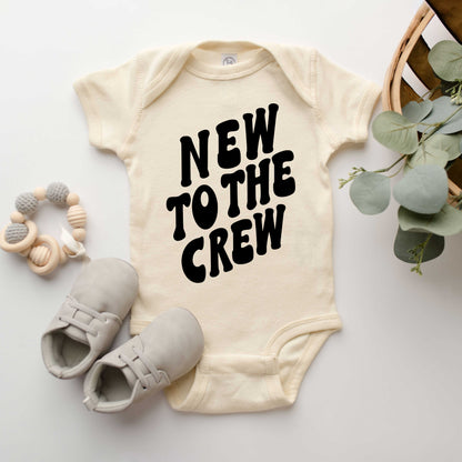 New To The Crew | Baby Graphic Short Sleeve Onesie