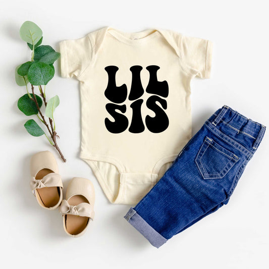 Lil Sis Wavy | Baby Graphic Short Sleeve Onesie