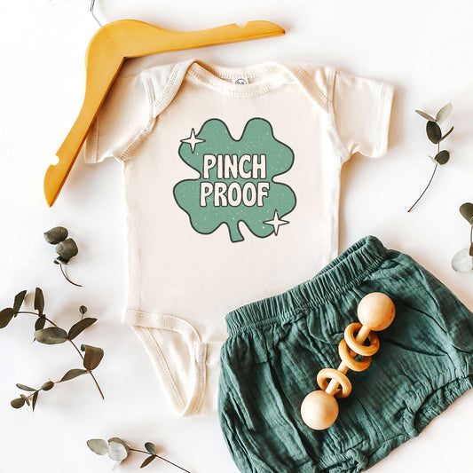 Pinch Proof Shamrock | Baby Graphic Short Sleeve Onesie