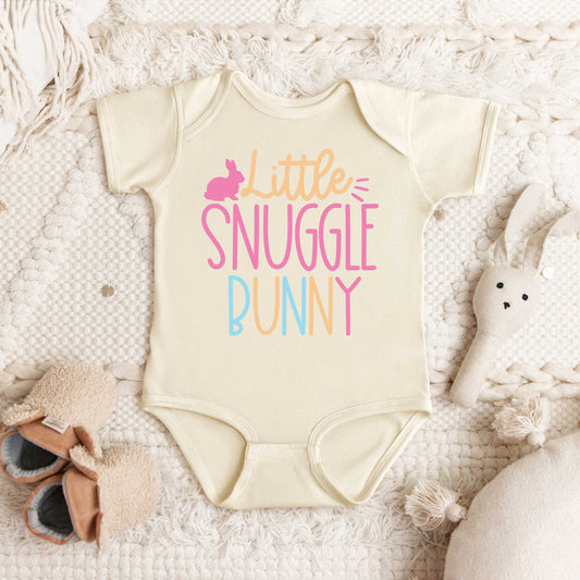 Little Snuggle Bunny | Baby Graphic Short Sleeve Onesie