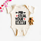 Mr. Steal Your Heart | Baby Graphic Short Sleeve Onesie