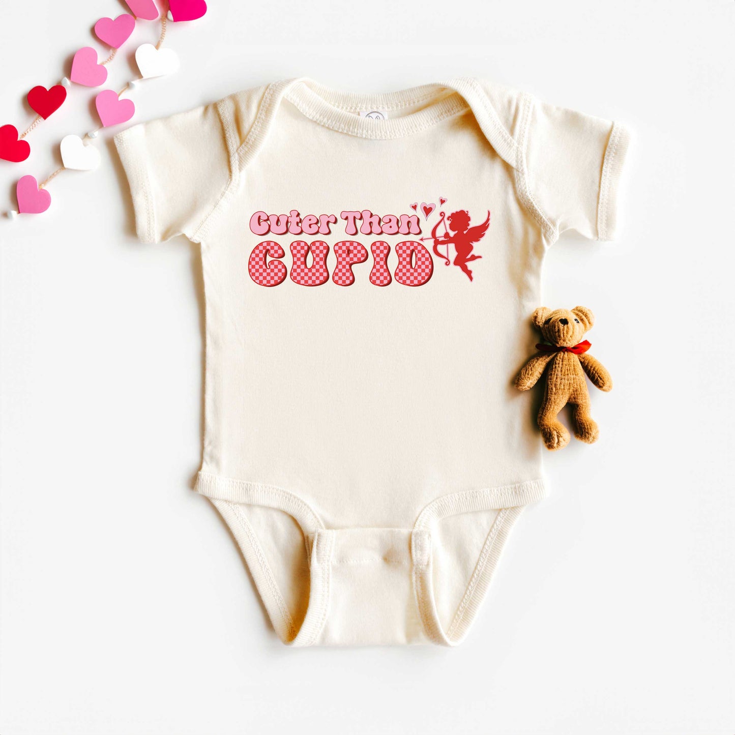 Cuter Than Cupid | Baby Graphic Short Sleeve Onesie