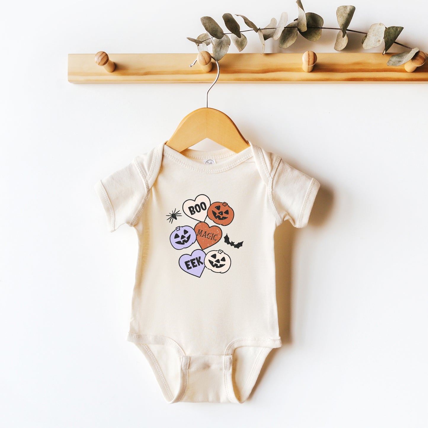 Boo Magic Eek | Baby Graphic Short Sleeve Onesie