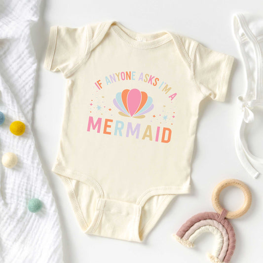 I'm A Mermaid | Baby Graphic Short Sleeve Onesie