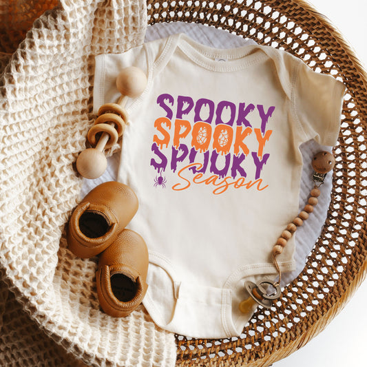Spooky Season Spider | Baby Graphic Short Sleeve Onesie