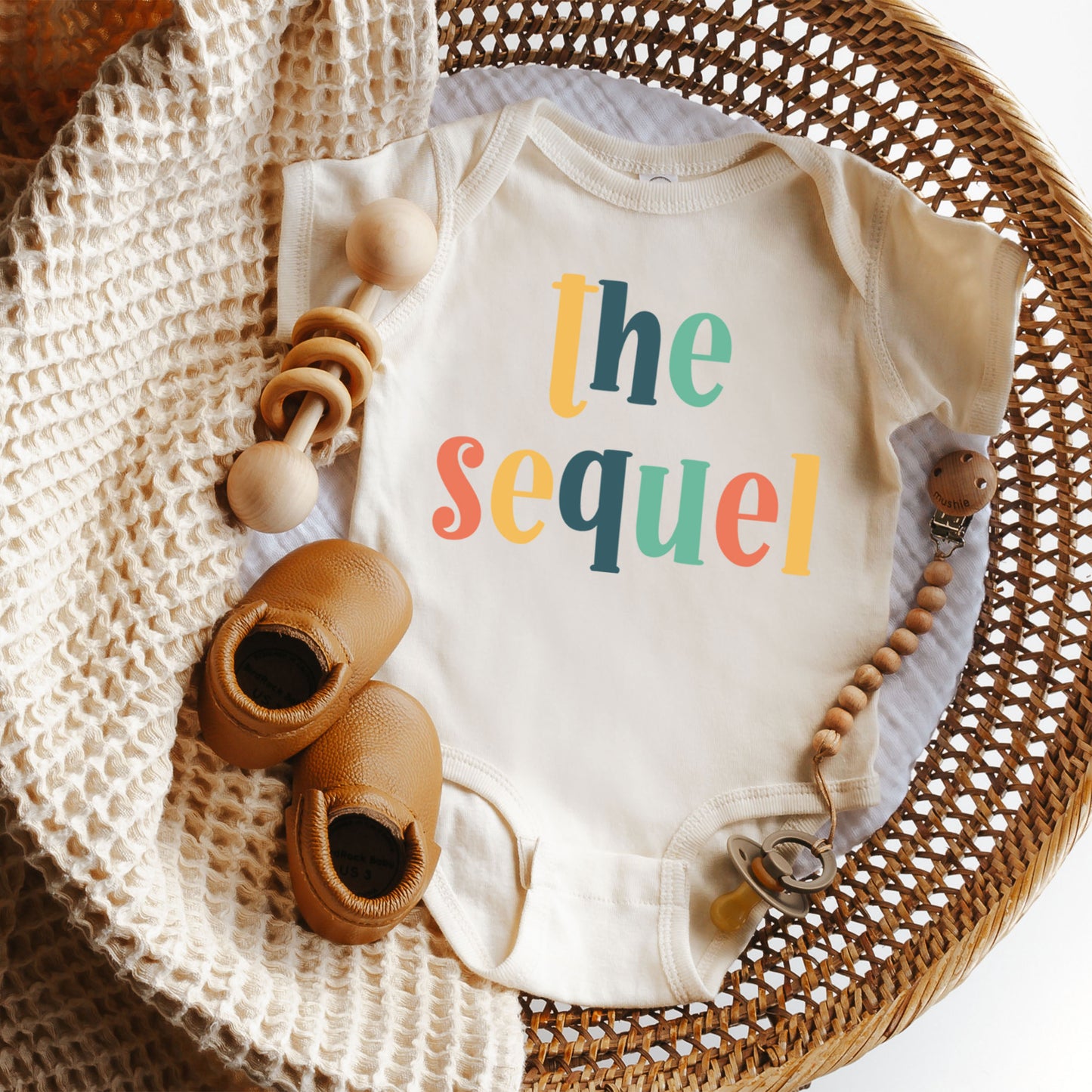 The Sequel Colorful | Baby Graphic Short Sleeve Onesie