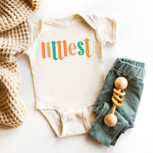 Littlest Colorful | Baby Graphic Short Sleeve Onesie