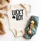 Lucky Boy | Baby Graphic Short Sleeve Onesie