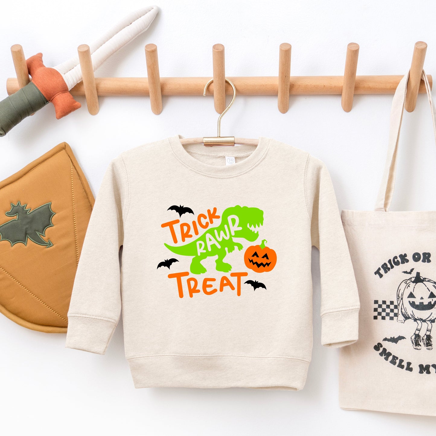 Trick Rawr Treat | Toddler Graphic Sweatshirt