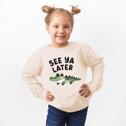 See You Later Alligator | Toddler Graphic Sweatshirt