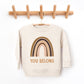 You Belong Rainbow | Youth Ultra-Soft Graphic Sweatshirt