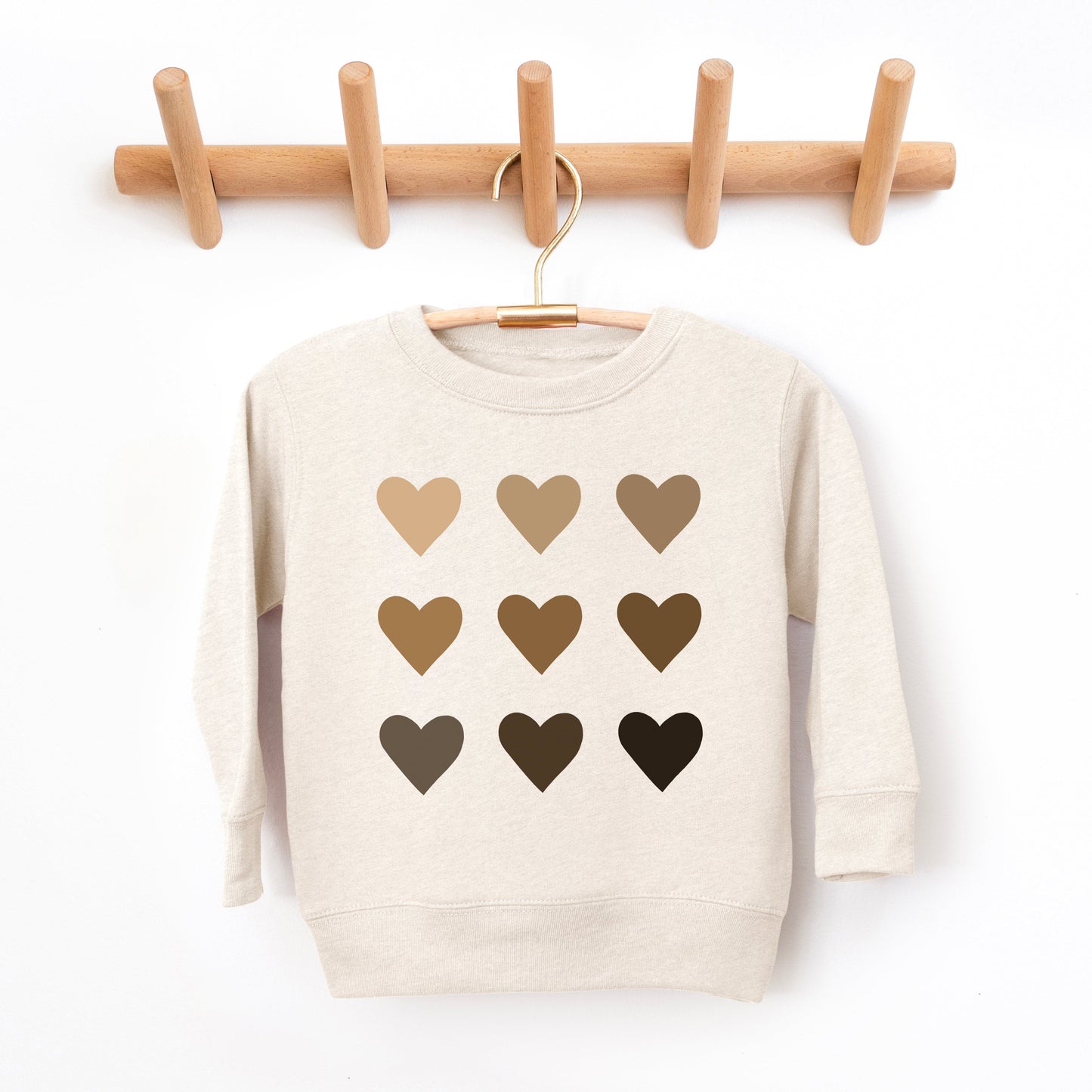 Melanin Hearts | Youth Ultra-Soft Graphic Sweatshirt
