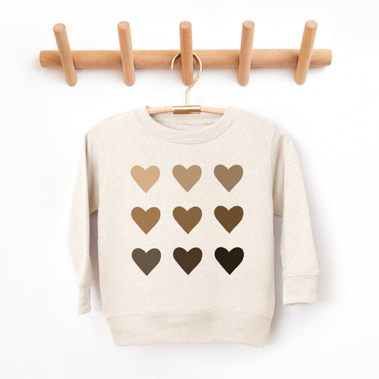 Melanin Hearts | Youth Ultra-Soft Graphic Sweatshirt