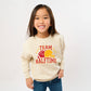Team Halftime Distressed - Red | Youth Ultra-Soft Graphic Sweatshirt