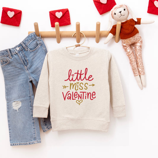 Little Miss Valentine | Toddler Graphic Sweatshirt