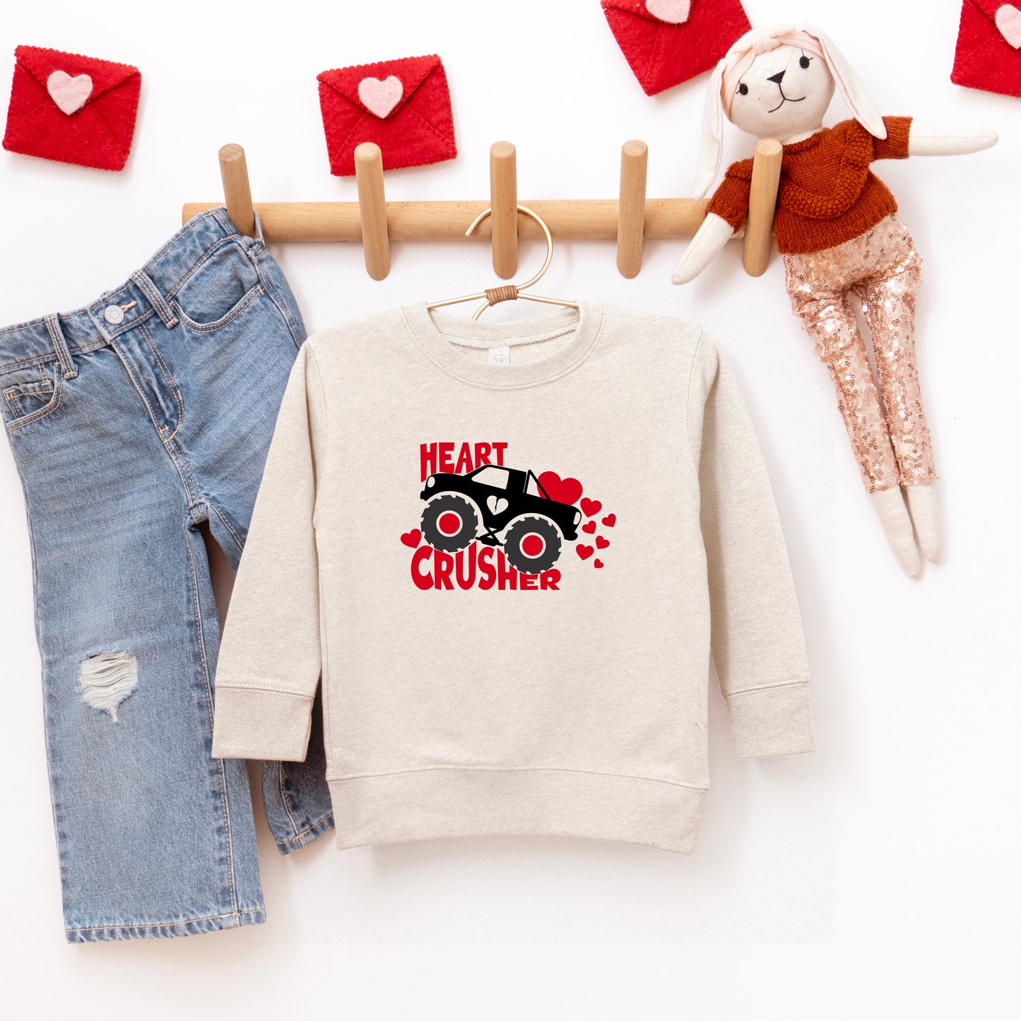 Heart Crusher | Toddler Graphic Sweatshirt