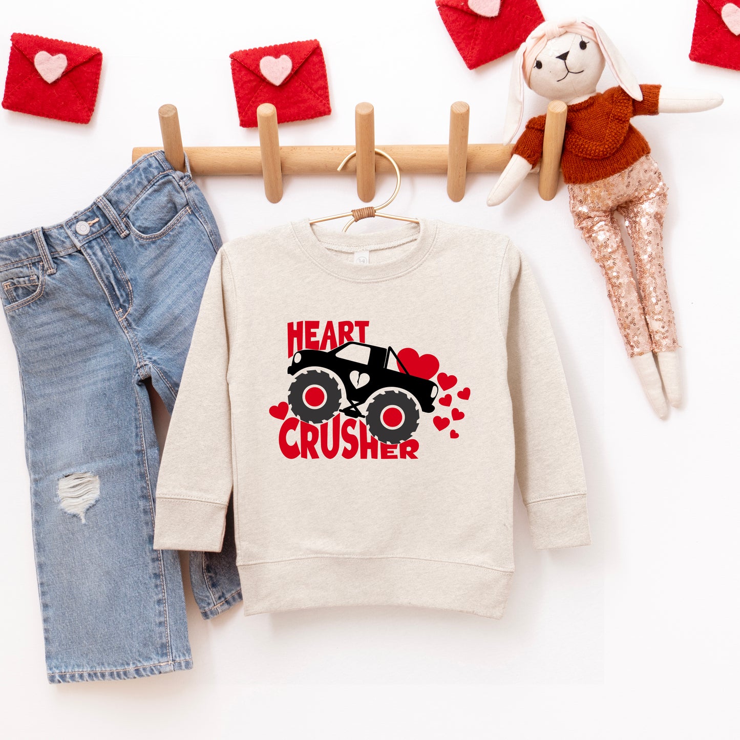 Heart Crusher | Toddler Graphic Sweatshirt