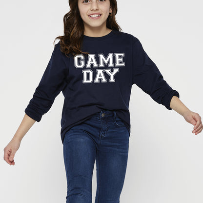 Game Day | Youth Graphic Long Sleeve Tee
