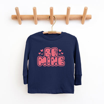 Be Mine Bubble | Toddler Graphic Long Sleeve Tee