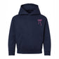 Embroidered Thin Bow | Youth Graphic Hoodie