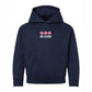 Embroidered Be Kind Turning Smiles | Youth Graphic Hoodie