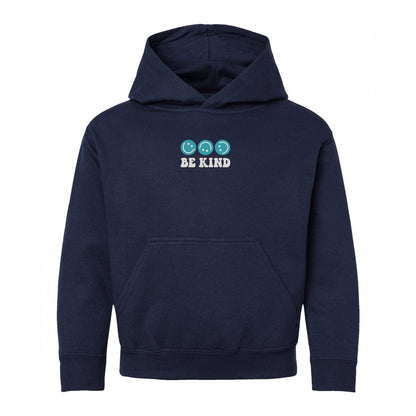Embroidered Be Kind Turning Smiles | Youth Graphic Hoodie