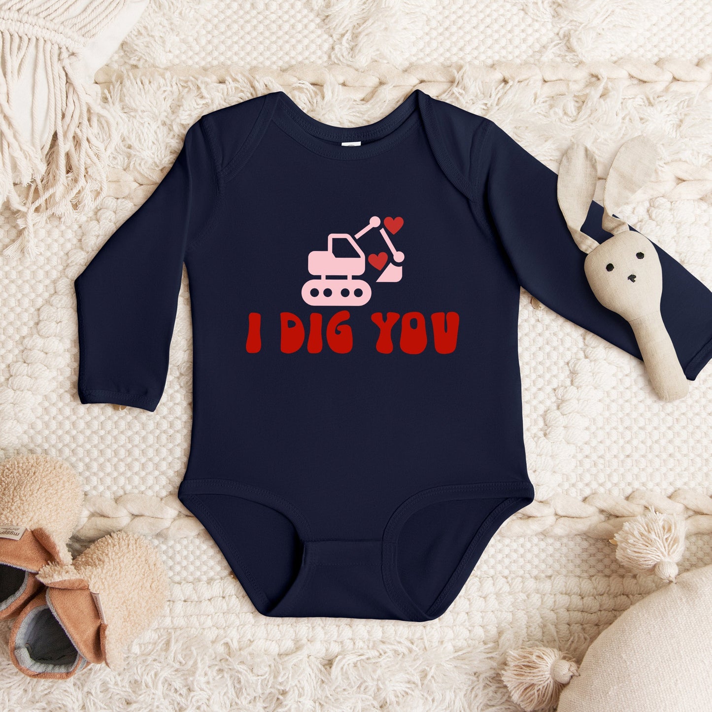 I Dig You | Baby Graphic Long Sleeve Onesie