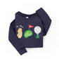 Golf Icons Watercolor | Toddler Graphic Long Sleeve Tee