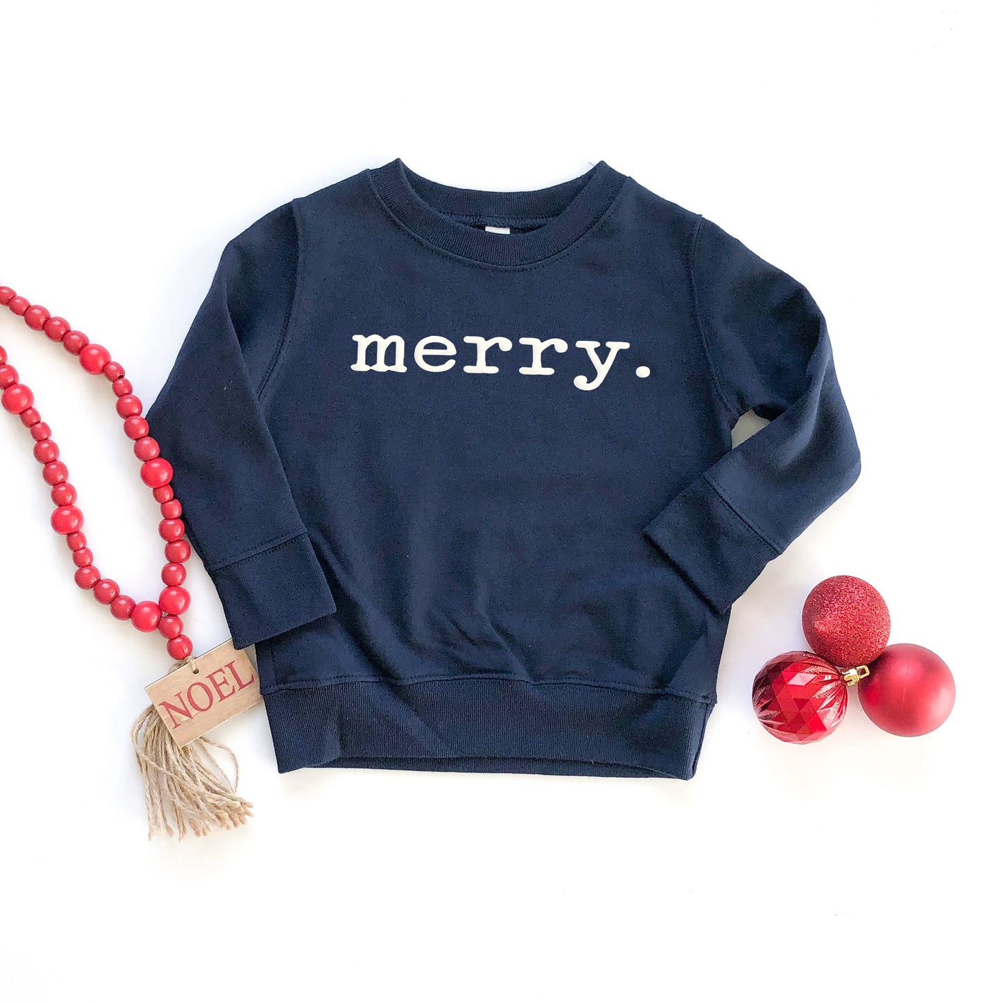 Merry Puff Print | Youth Ultra-Soft Graphic Sweatshirt