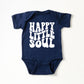 Happy Little Soul Wavy | Baby Graphic Short Sleeve Onesie