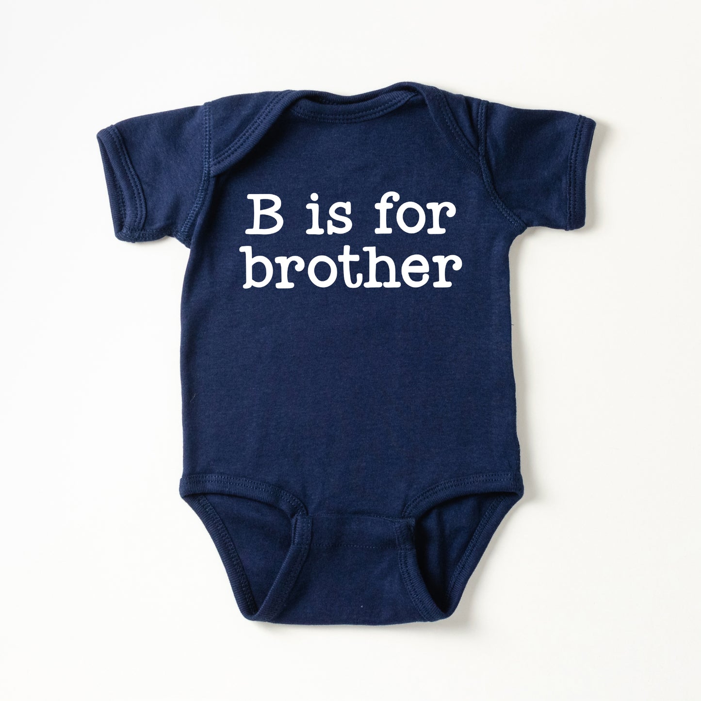 B Is For Brother | Baby Graphic Short Sleeve Onesie