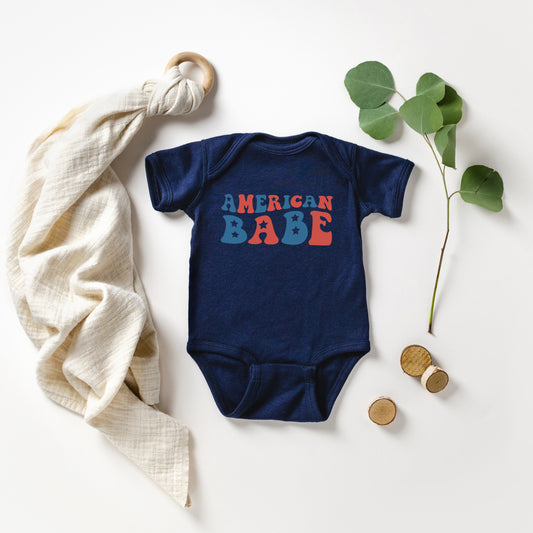 American Babe Stars | Baby Graphic Short Sleeve Onesie