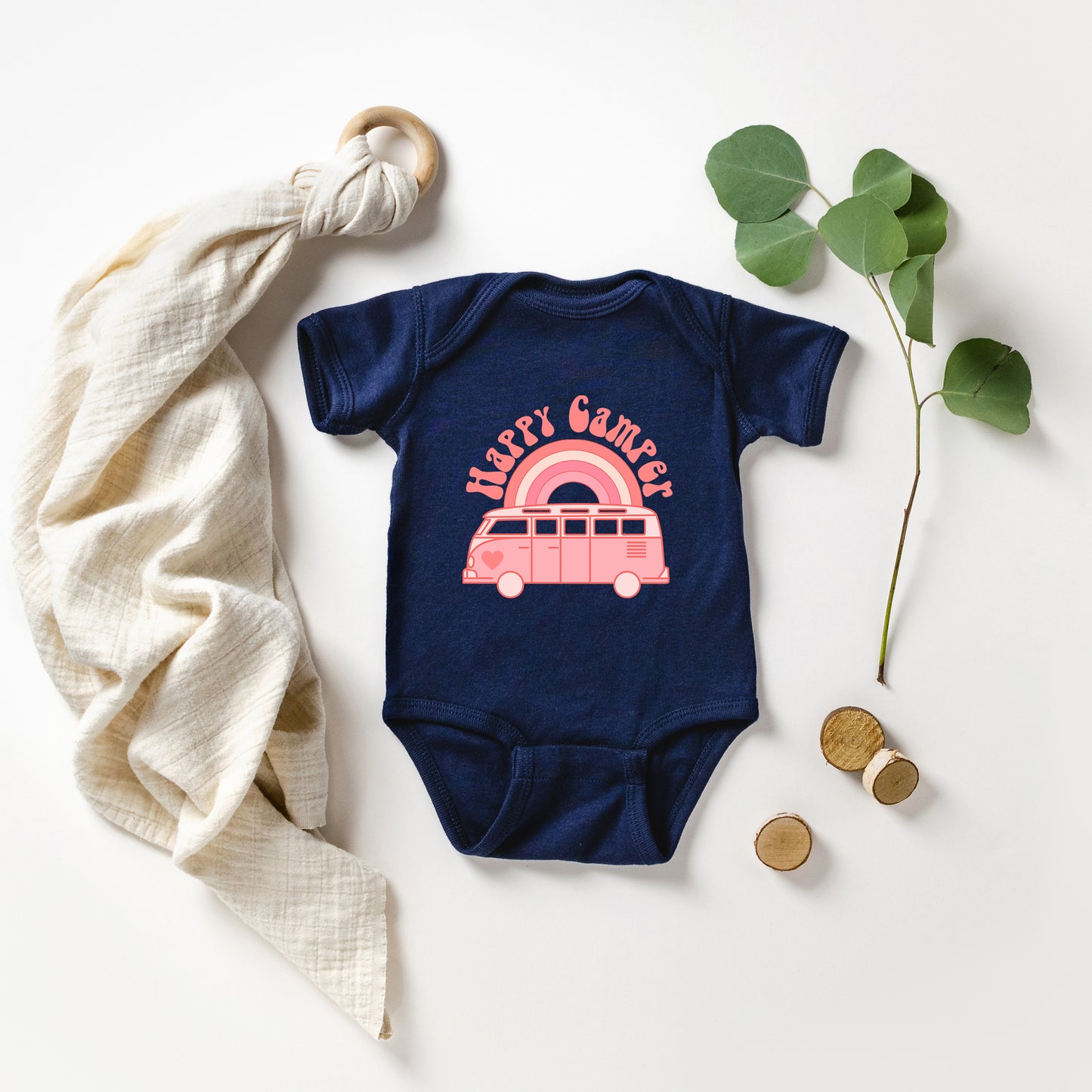 Happy Camper Van | Baby Onesie