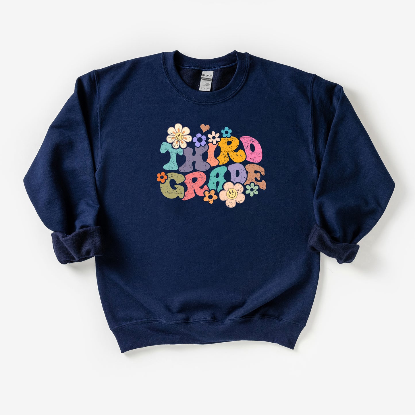 Third Grade Flowers | Youth Graphic Sweatshirt
