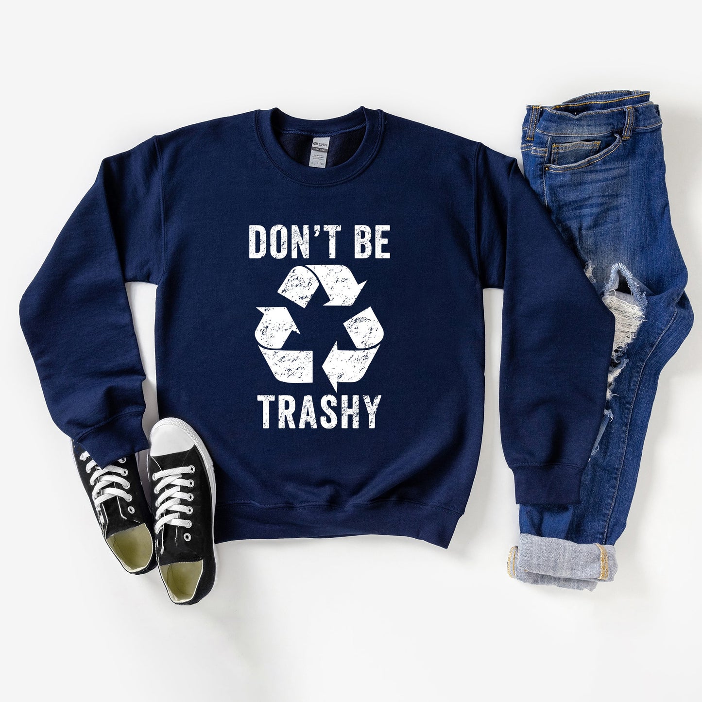 Don't Be Trashy | Youth Graphic Sweatshirt