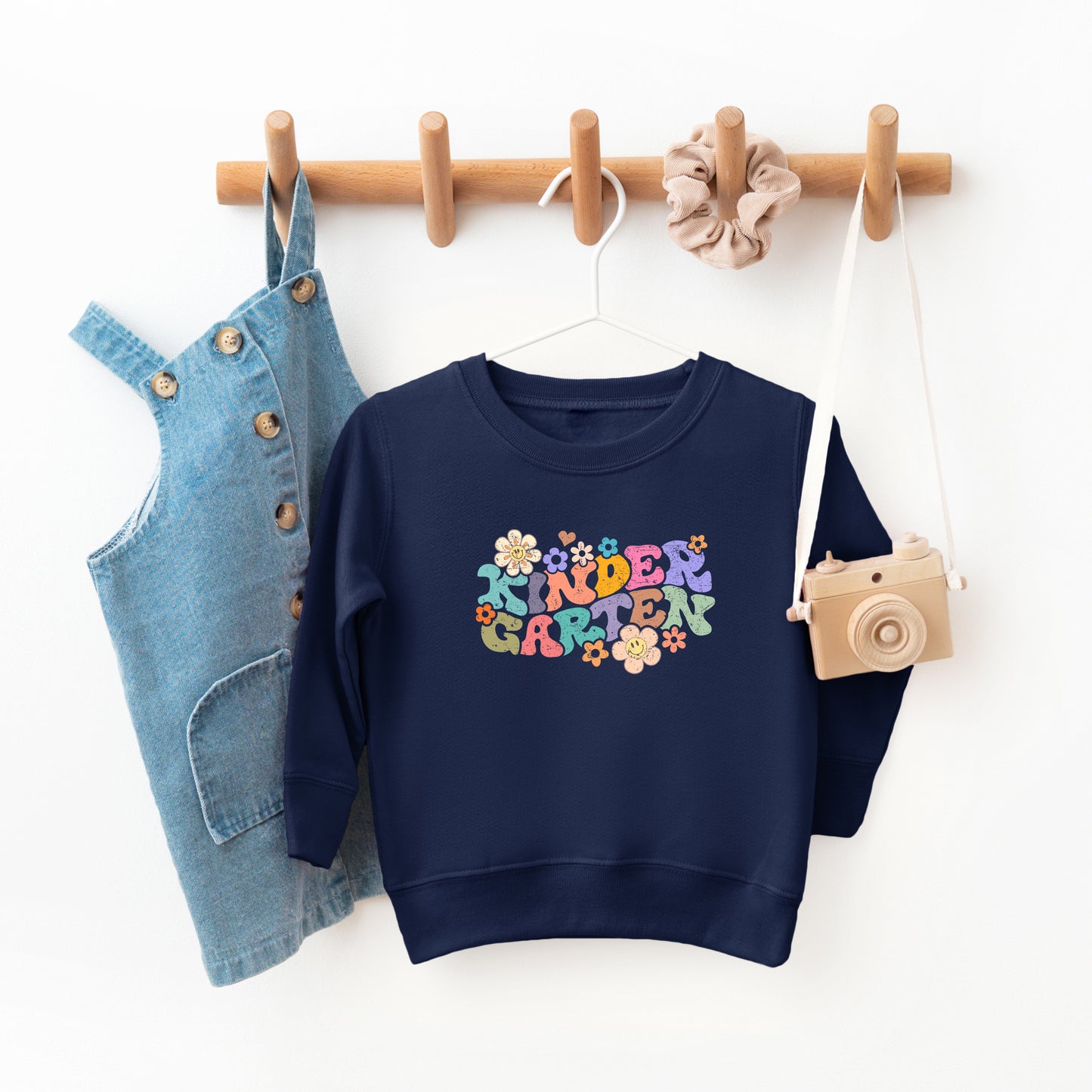 Kindergarten Flowers | Toddler Graphic Sweatshirt