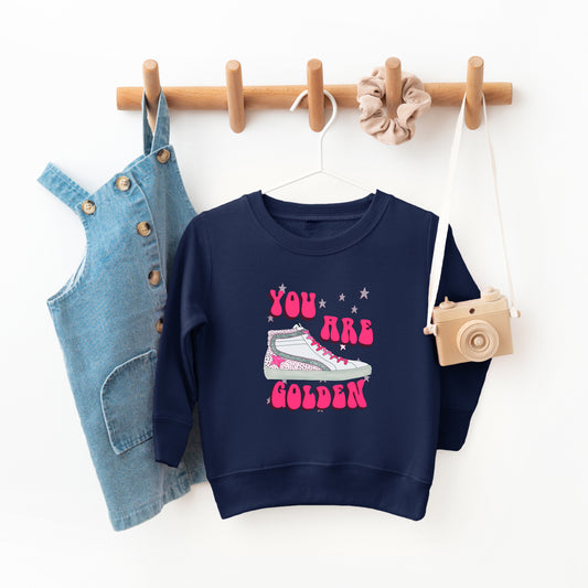 You Are Golden Shoe | Toddler Graphic Sweatshirt