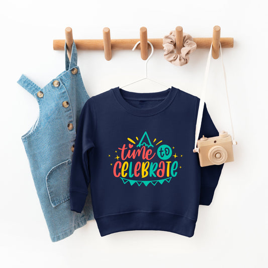 Time To Celebrate | Toddler Graphic Sweatshirt