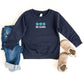 Embroidered Be Kind Turning Smiles | Toddler Graphic Sweatshirt
